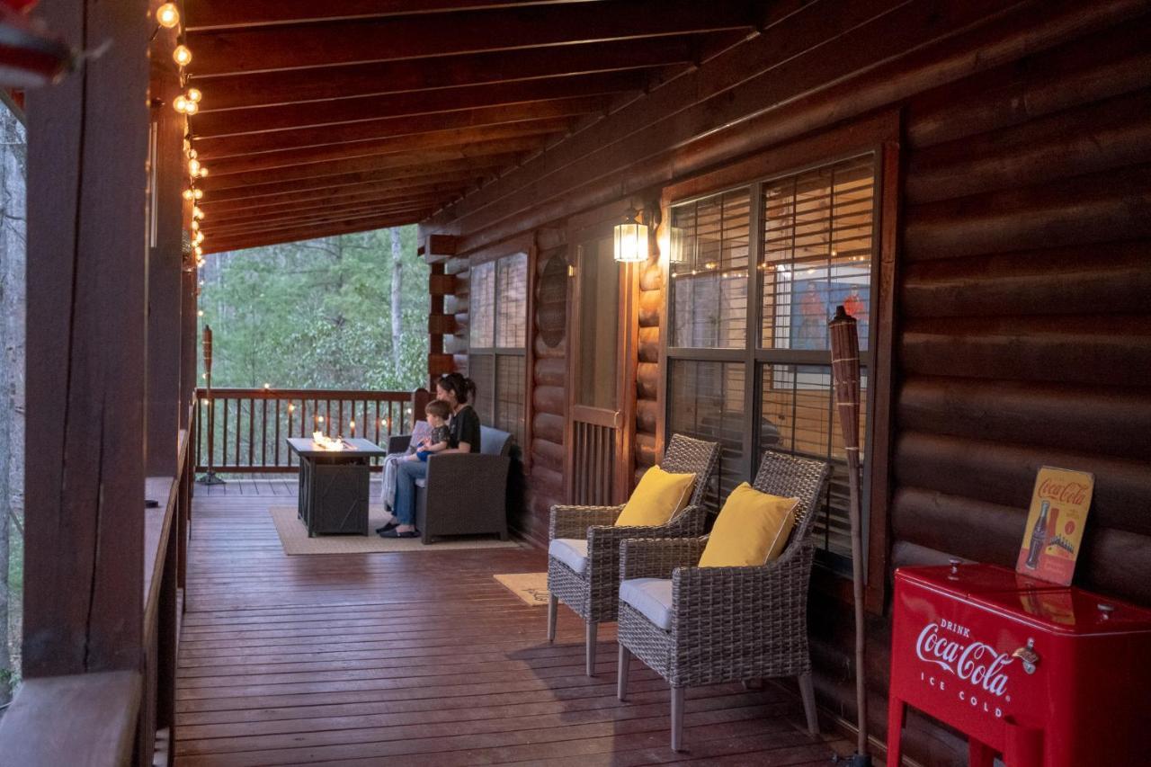 Вилла Three Dog Night - Pet-Friendly Cabin With Hot Tub Блу-Ридж Экстерьер фото