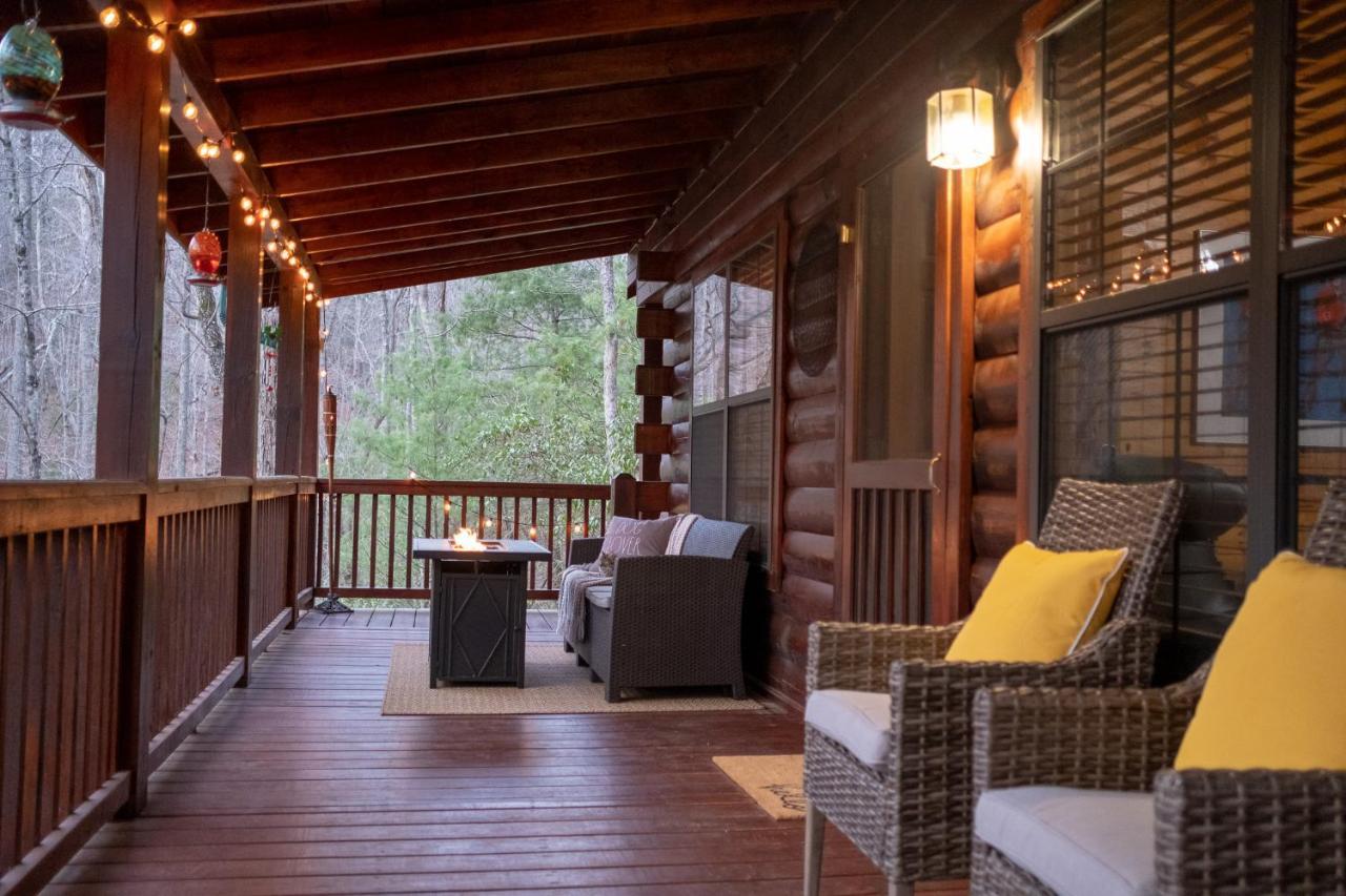 Вилла Three Dog Night - Pet-Friendly Cabin With Hot Tub Блу-Ридж Экстерьер фото