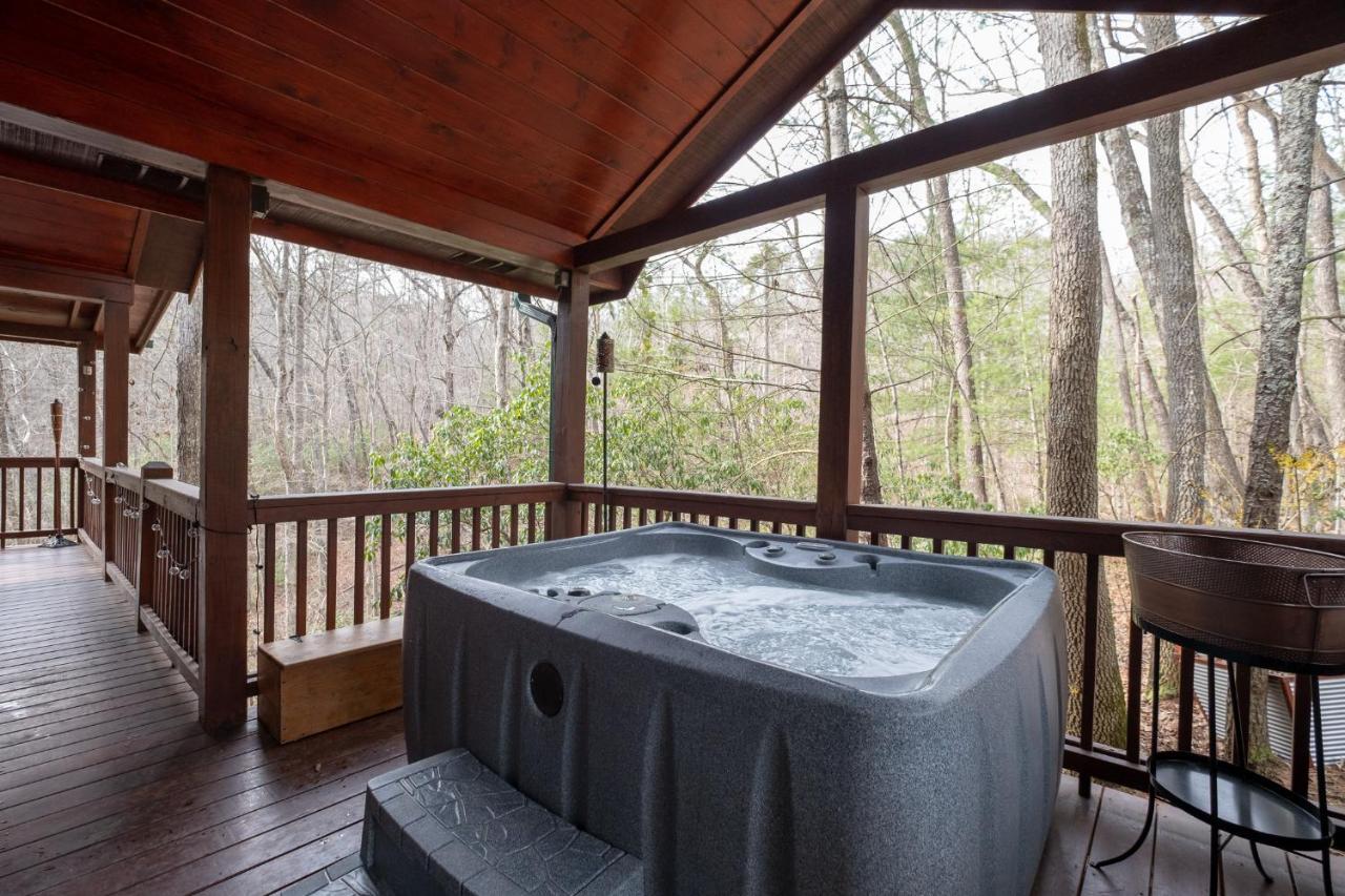 Вилла Three Dog Night - Pet-Friendly Cabin With Hot Tub Блу-Ридж Экстерьер фото