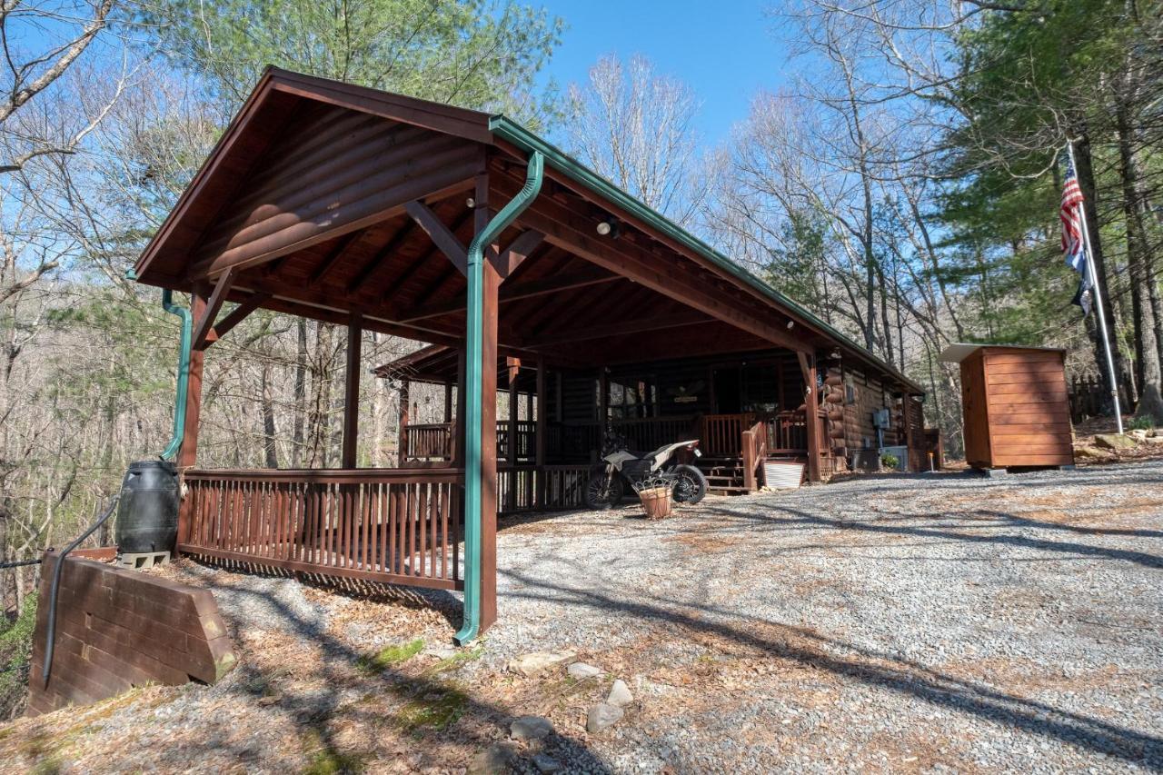 Вилла Three Dog Night - Pet-Friendly Cabin With Hot Tub Блу-Ридж Экстерьер фото